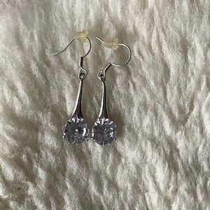 Elegant Silver Drop Earrings